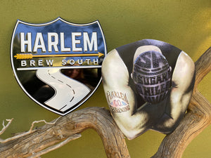 Harlem Brewing Co Sugar Hill Tin Tacker Metal Beer Sign