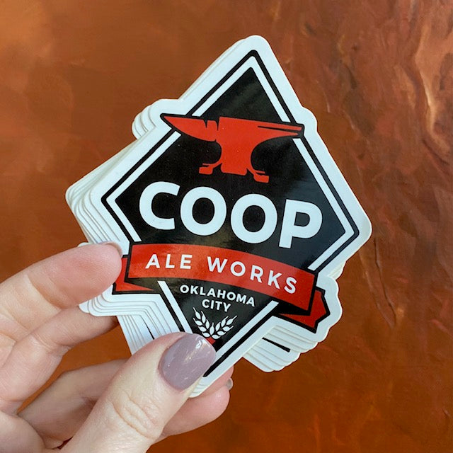 Coop Ale Works Logo Die Cut Sticker