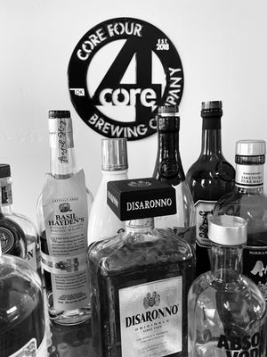 Core Four 4 Brewing Co Laser Cut Tin Tacker Metal Beer Sign