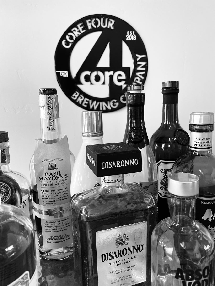 Core Four 4 Brewing Co Laser Cut Tin Tacker Metal Beer Sign