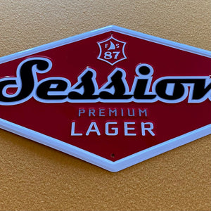 Full Sail Brewing Co Session Premium Lager Tin Tacker Metal Beer Sign