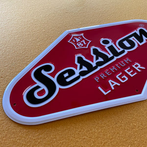Full Sail Brewing Co Session Premium Lager Tin Tacker Metal Beer Sign