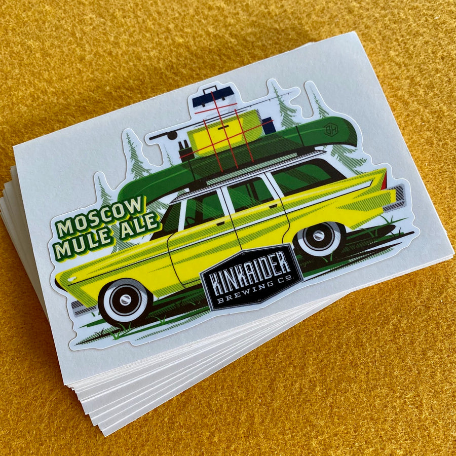 Kinkaider Brewing Co "Moscow Mule Ale" Sticker