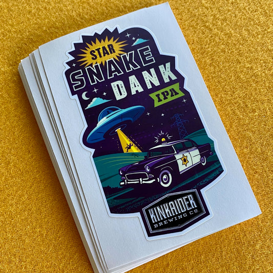 Kinkaider Brewing Co "Star Snake Dank" Sticker