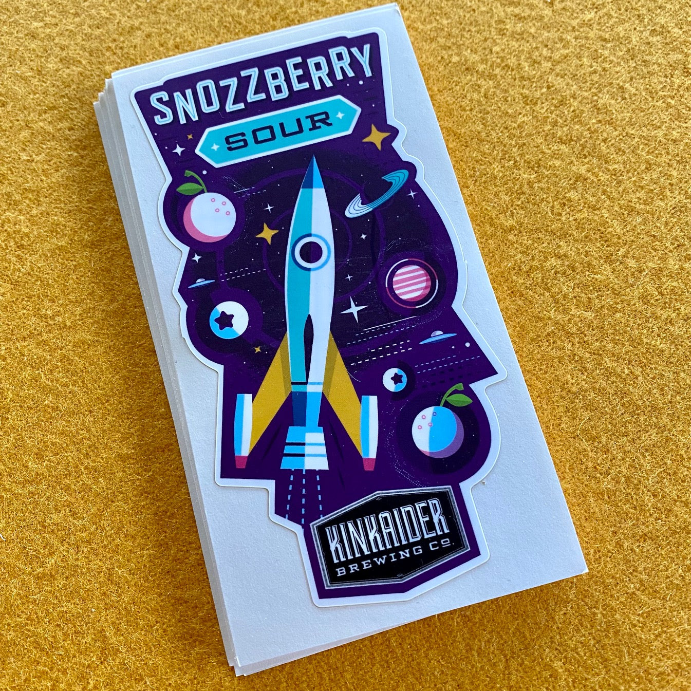 Kinkaider Brewing Co "Snozzberry Sour" Sticker
