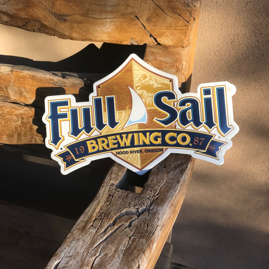 Full Sail Brewing Co Logo Tin Tacker Metal Beer Sign