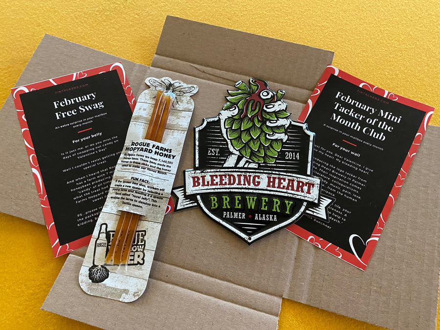 Bleeding Heart Brewery February 2022 Mini Tacker of the Month