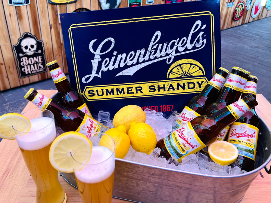 Leinenkugel's Summer Shandy Tin Tacker Metal Beer Sign