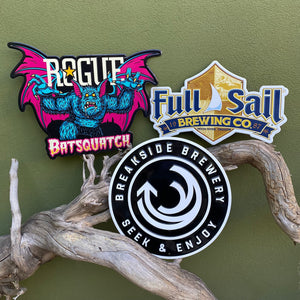Set of 3 Oregon Breweries Tin Tacker Beer Signs