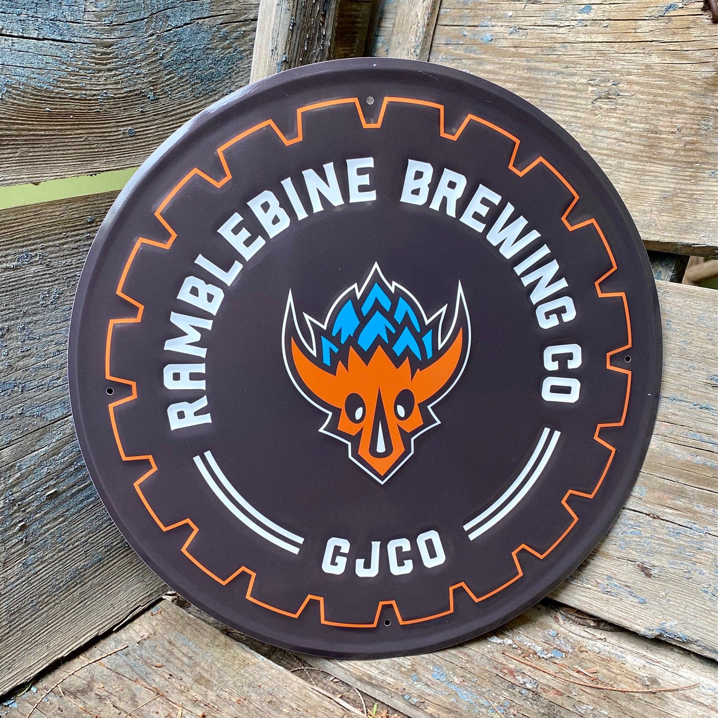 Set of 4 Colorado Craft Brewery Tin Tacker Beer Signs