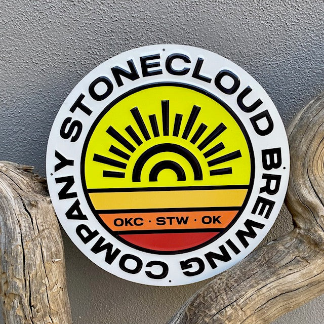 Stonecloud Brewing Co Tin Tacker Metal Beer Sign